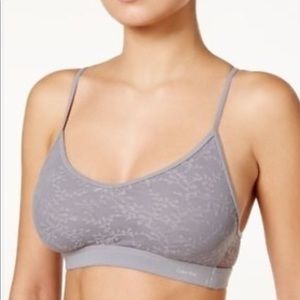 Calvin Klein Bare Lace Bralette Unlined Bra